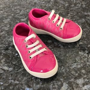 Michael Kors fuschia Ivy Dee sneakers